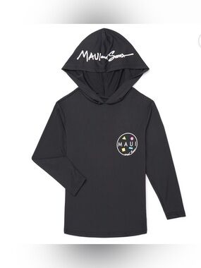 Maui and sons boys hooded sun shirt XS 4/5